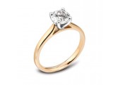 18ct Yellow Gold Single Stone Engagement Diamond Ring 0.60 Carats