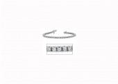 18ct White Gold Diamond Four Claw Set Tennis Bracelet 8.00 Carats