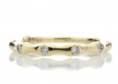 9ct Yellow Gold Diamond Ring 0.12 Carats