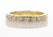 18ct Yellow Gold eternity Diamond Ring 1.59 Carats