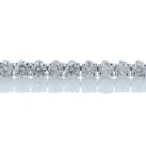 18ct White Gold Tennis Diamond Bracelet 9.00