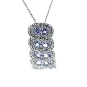 Silver Tanzanite Pendant Carats