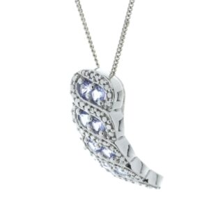 Silver Tanzanite Pendant Carats