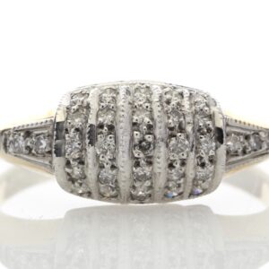 9ct 29 Stone Ladies Dress Diamond Ring 0.29 Carats