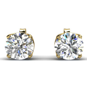 9ct Single Stone Claw Set Diamond Earring 0.40 Carats