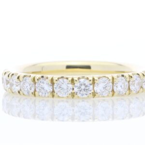 18ct Yellow Gold Full Eternity Diamond Ring 1.94 Carats