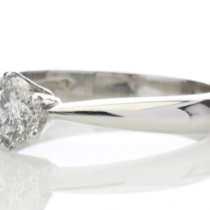 18ct Single Stone Diamond Ring 0.66 Carats Carats