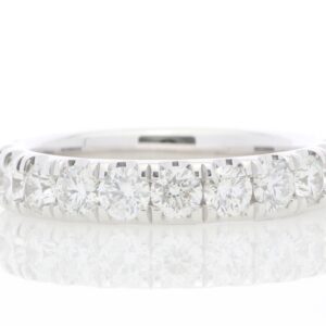 18ct White Gold Full Eternity Diamond Ring 1.94 Carats