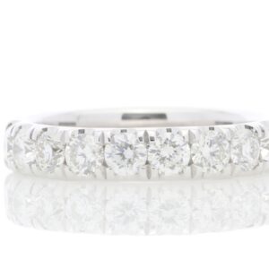 18ct White Gold Full Eternity Diamond Ring 1.94 Carats