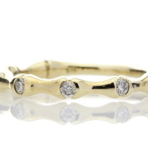 9ct Yellow Gold Diamond Ring 0.12 Carats