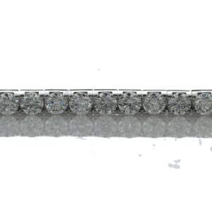 18ct White Gold Tennis Diamond Bracelet 8.65 Carats