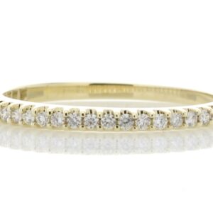 9ct Yellow Gold Diamond Half Eternity Ring 0.25 Carats