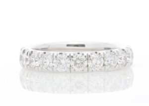 18ct White Gold Full Eternity Diamond Ring 1.94 Carats