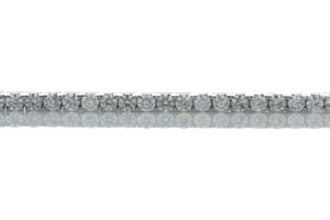 18ct White Gold Tennis Diamond Bracelet 9.05