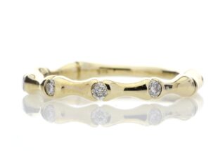 9ct Yellow Gold Diamond Ring 0.12 Carats