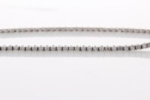 9ct White Gold Tennis Diamond Bracelet 1.23 Carats