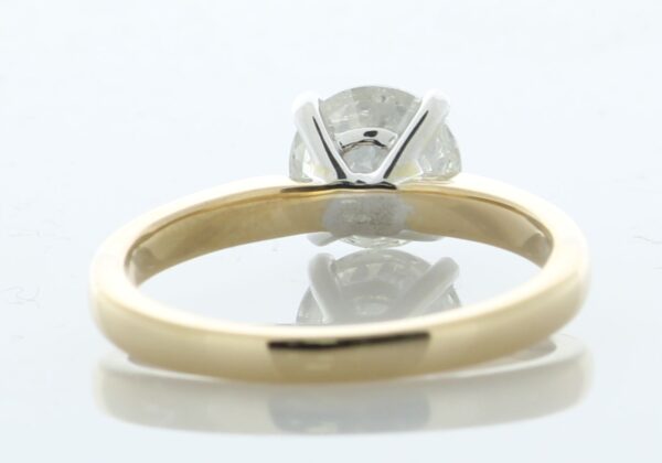 18ct Yellow Gold Single Stone Prong Set Diamond Ring 1.30 - Image 4