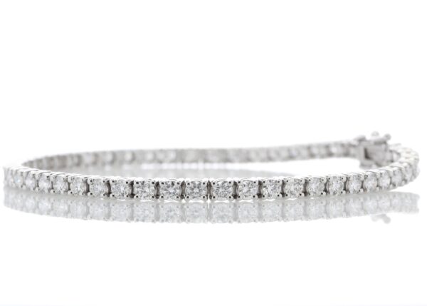 18ct White Gold Tennis Diamond Bracelet 2.00 Carats