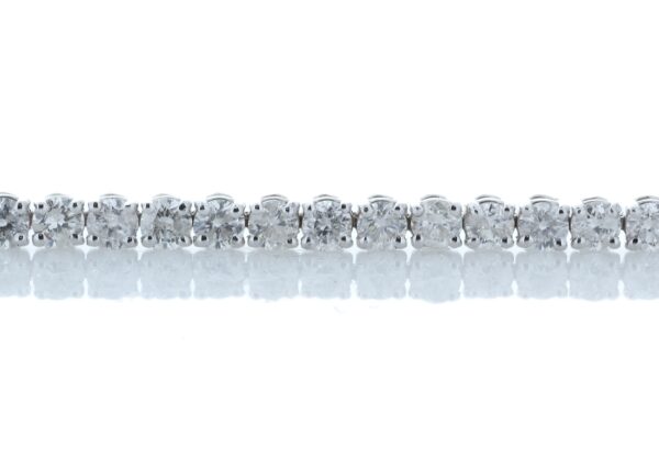 18ct White Gold Tennis Diamond Bracelet 9.00 - Image 2