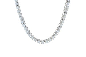 18ct White Gold Diamond Collarate 24″ 11.53 Carats