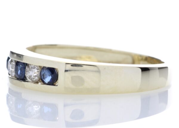 9ct Yellow Gold Channel Set Semi Eternity Diamond Ring (S0.30) 0.25 Carats - Image 3