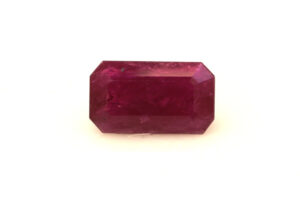 Loose Emerald Cut Ruby 6.38 Carats