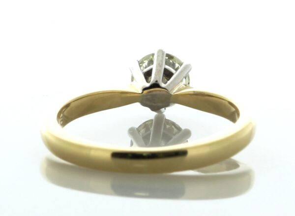 18ct Yellow Gold Single Stone Diamond Ring 0.50 - Image 4