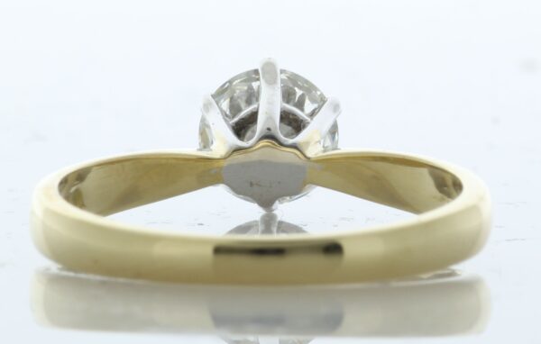 18ct Yellow Gold Single Stone LAB GROWN Diamond Ring 1.01 - Image 4