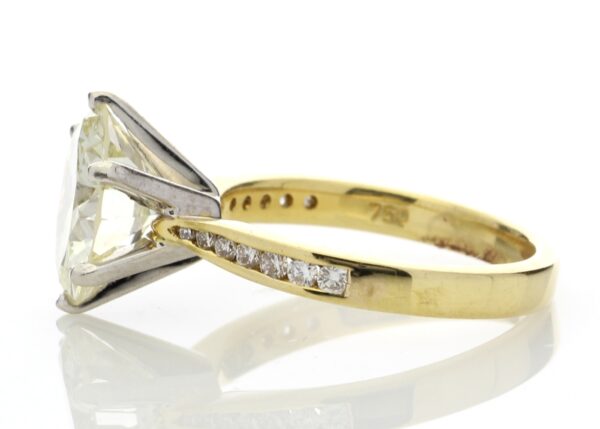 18ct Yellow Gold Single Stone Claw Set Diamond Ring 4.13 - Image 3