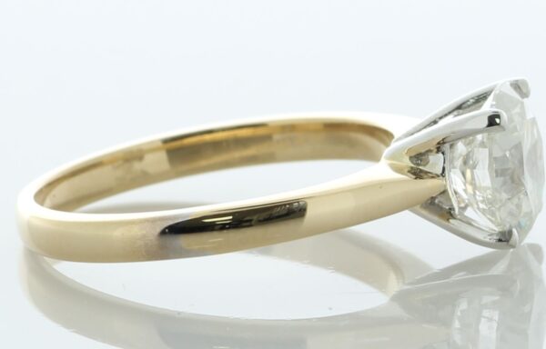 18ct Yellow Gold Single Stone Prong Set Diamond Ring 1.58 - Image 3