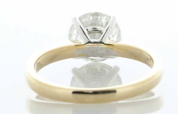 18ct Yellow Gold Single Stone Prong Set Diamond Ring 1.58 - Image 4