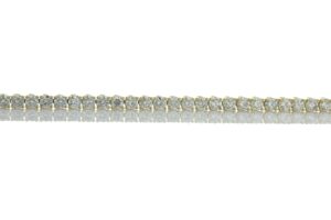 18ct Yellow Gold Tennis Diamond Bracelet 6.90 Carats