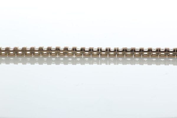 18ct Rose Gold Tennis Diamond Bracelet 5.44 - Image 3