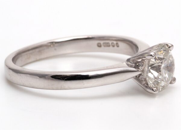 18ct White Gold Single Stone Diamond Ring 1.05 Carats - Image 4