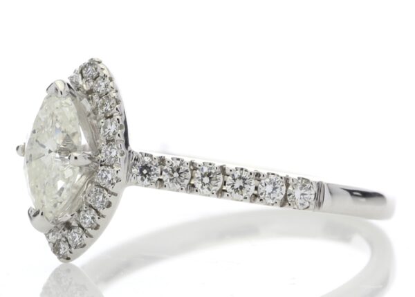 18ct White Gold Single Stone Diamond Ring (0.71) 1.10 Carats - Image 2