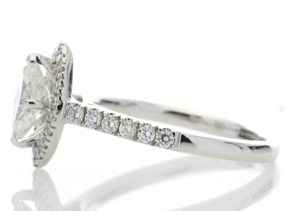 18ct White Gold Single Stone Diamond Ring (0.71) 1.10 Carats - Image 3