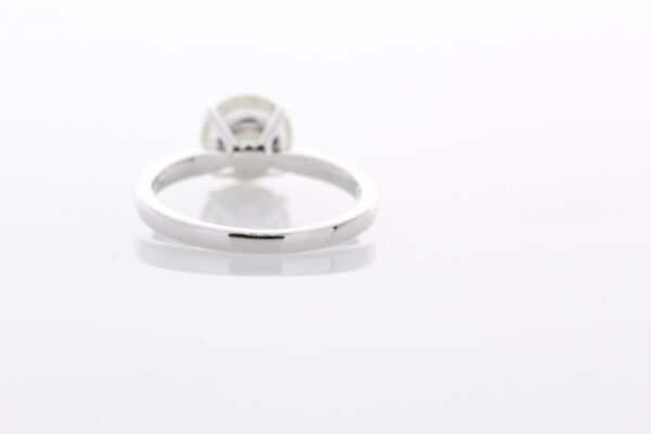 18ct White Gold Single Stone Prong Set Diamond Ring 2.02 Carats - Image 3