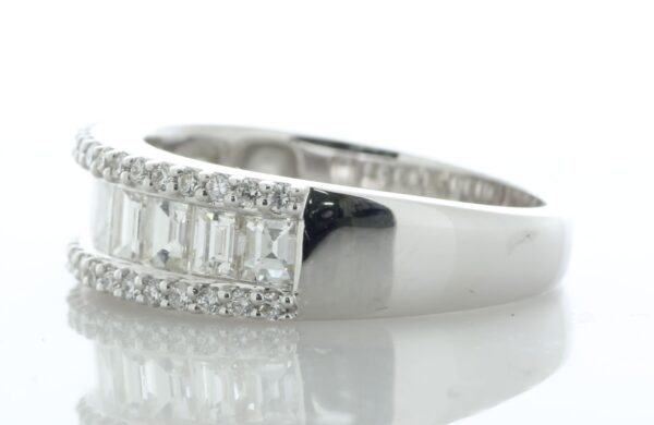 18ct White Gold Channel Set Semi Eternity Diamond Ring 1.37 - Image 3