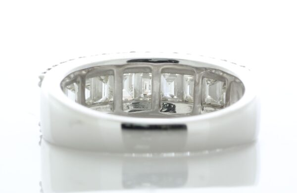 18ct White Gold Channel Set Semi Eternity Diamond Ring 1.37 - Image 4