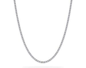 18ct White Gold Diamond Collarate 24″ 11.53 Carats