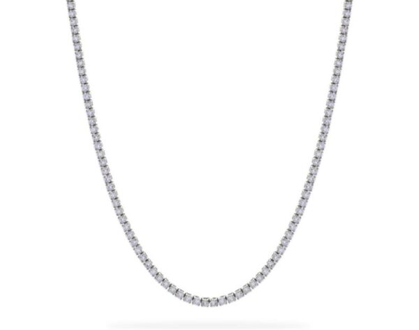 18ct White Gold Diamond Collarate 24" 11.53 Carats - Image 2