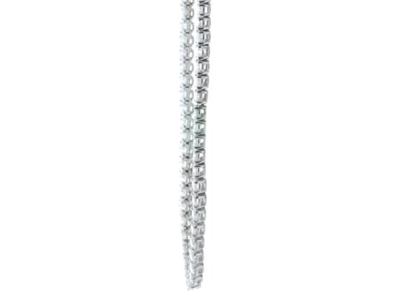 18ct 16" White Gold Tennis Diamond Collarate 10.00 Carats - Image 3