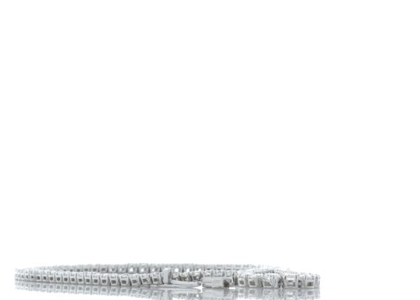 18ct 16" White Gold Tennis Diamond Collarate 10.00 Carats - Image 4