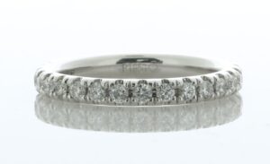 Platinum Full Eternity Diamond Ring 0.60