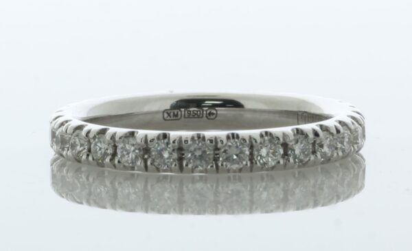 Platinum Full Eternity Diamond Ring 0.60 - Image 3