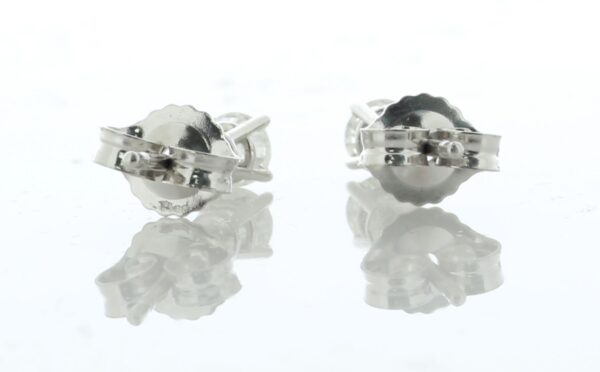 14ct White Gold Single Stone Prong Set Diamond Stud Earring 0.50 - Image 3