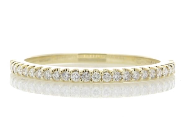 9ct Yellow Gold Diamond Half Eternity Ring 0.25 Carats