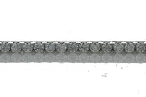 18ct White Gold Tennis Diamond Bracelet 8.65 Carats